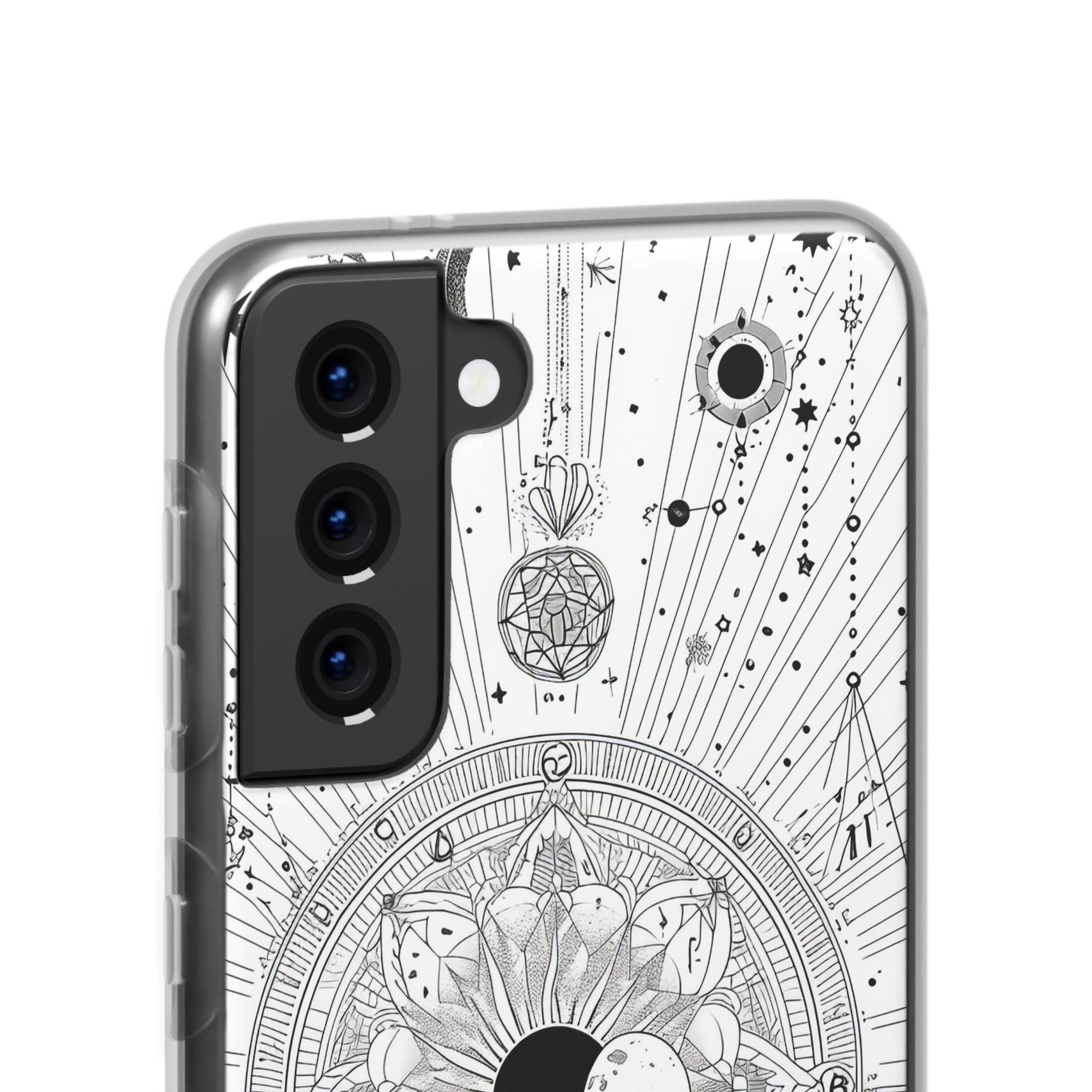 Celestial Mandala Mystique | Flexible Phone Case for Samsung Galaxy