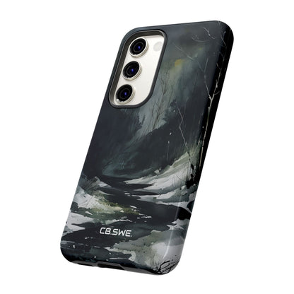 Moody Winter Landscape Watercolor Art Phone Cover Samsung S23 - Tough