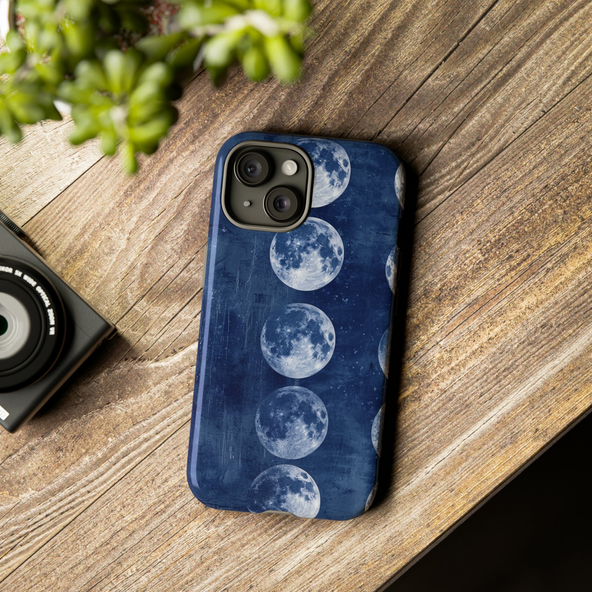 Lunar Phases Serenity - Protective Phone Case