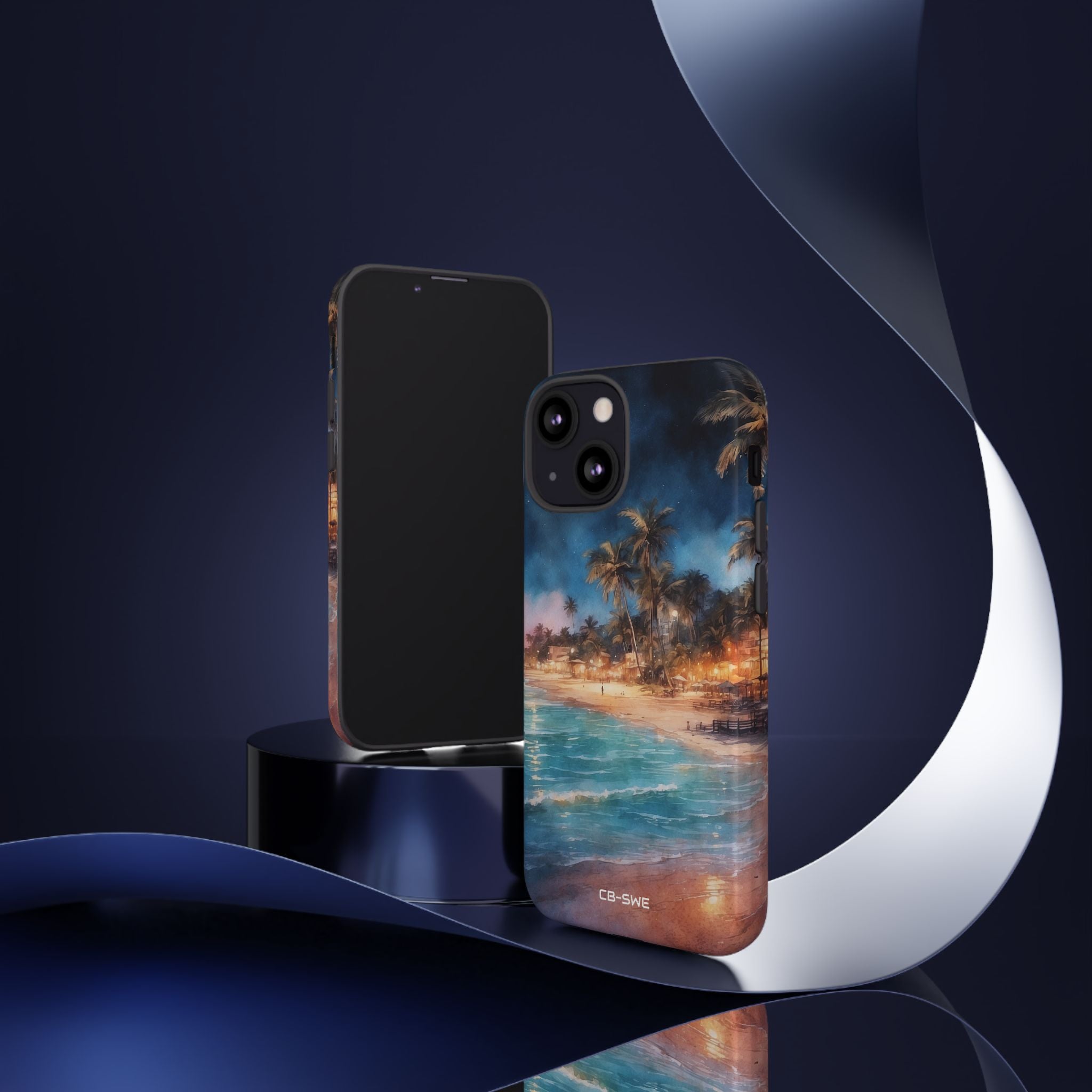 Moonlight Dances Water - iPhone Case
