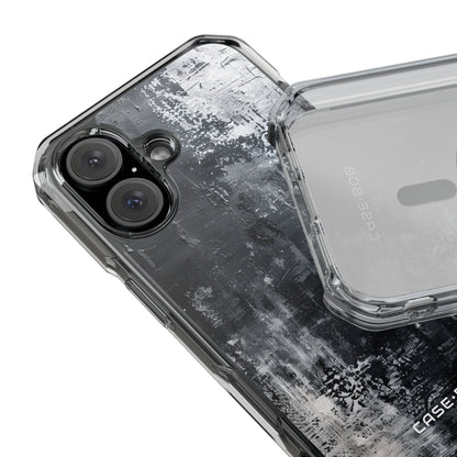 Textured Blackscape iPhone 16 Case - Impact