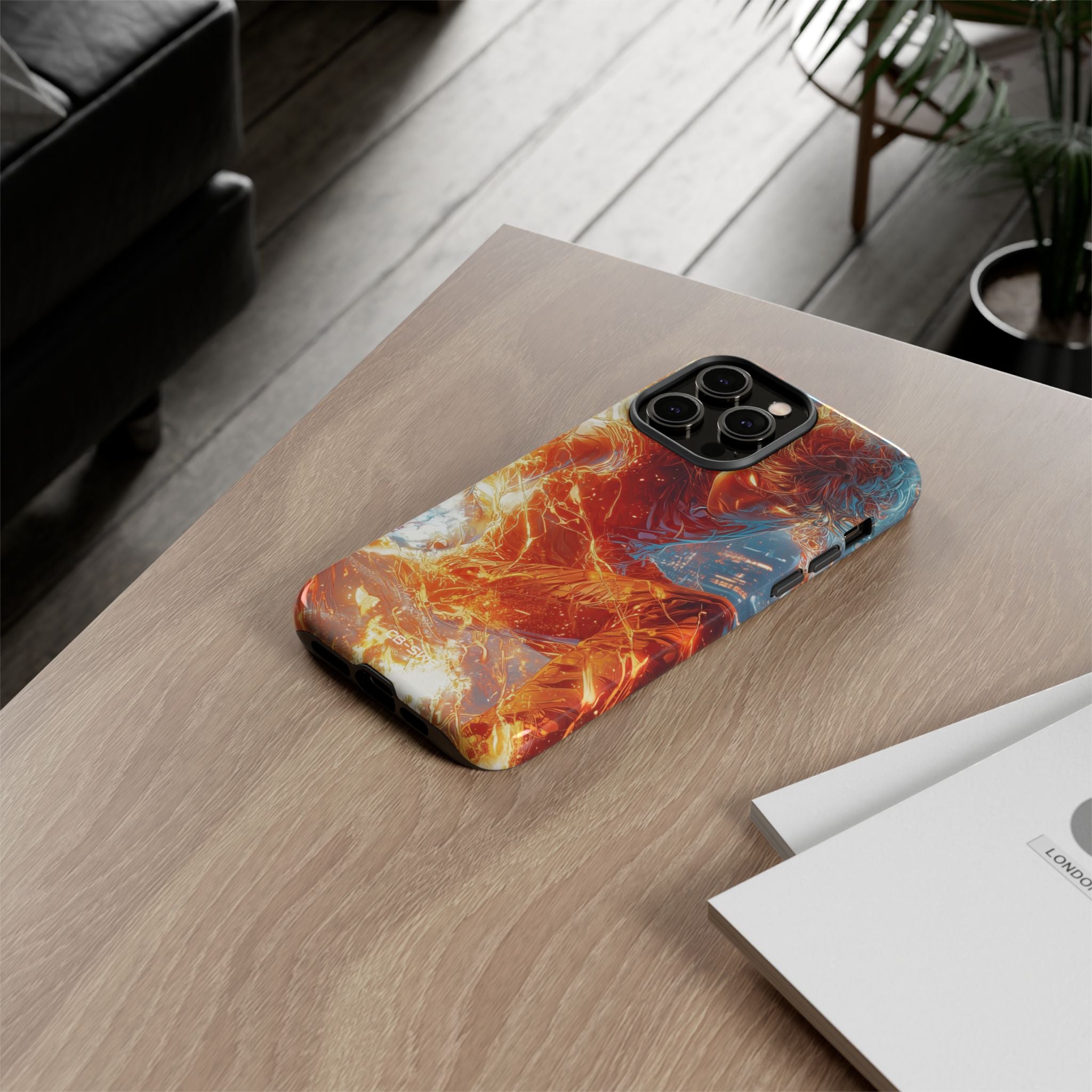 Flames Dance Wildly - iPhone Case