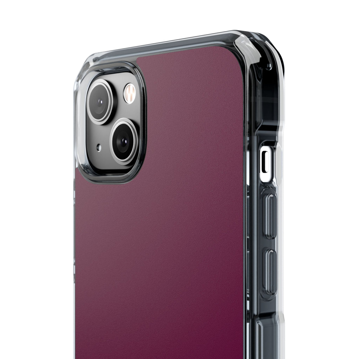 Tyrian Purple | Handyhülle für iPhone (Clear Impact Case – magnetisch) 