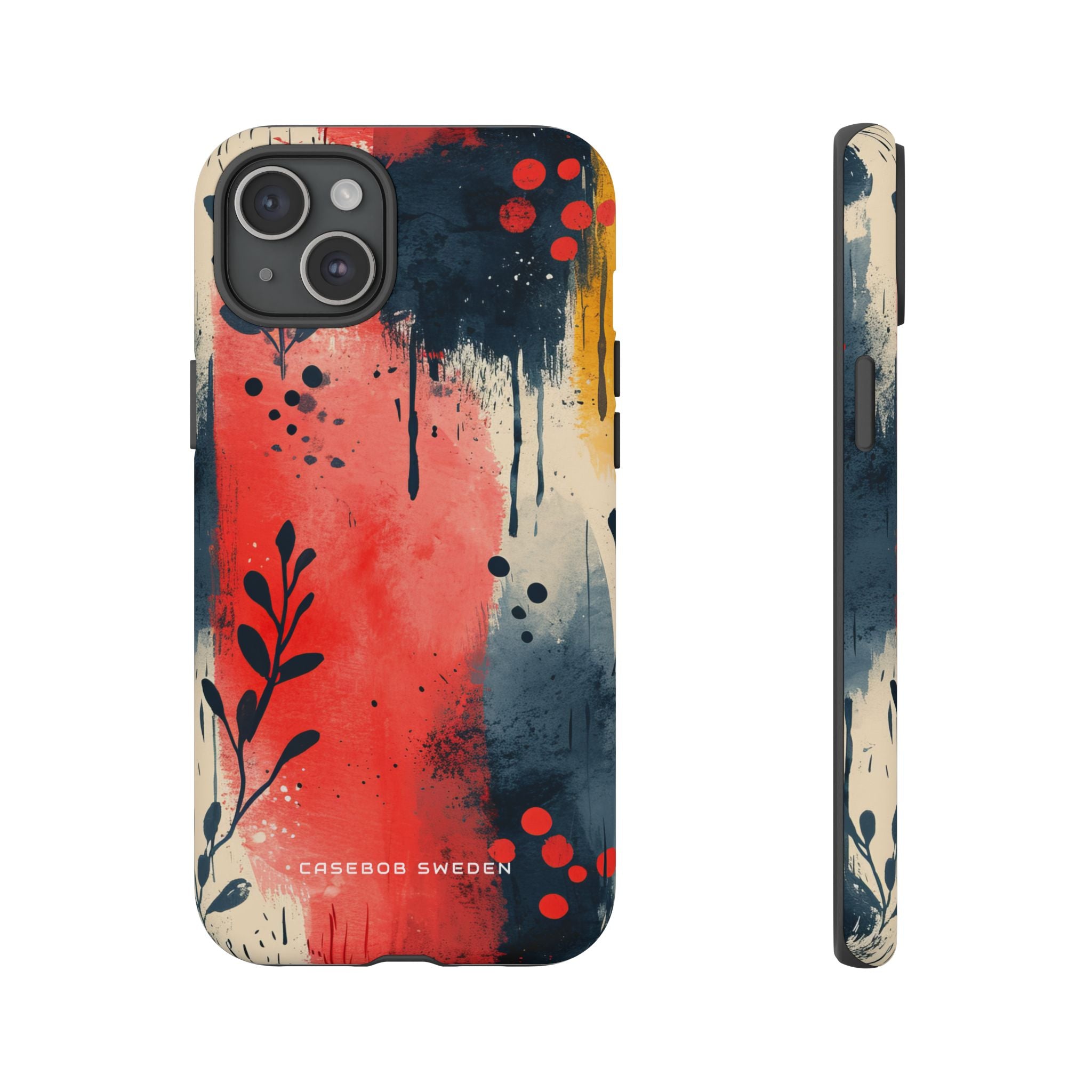 Vibrant Floral Energy iPhone 15 - Tough Phone Case