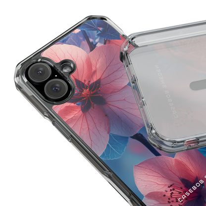 Ethereal Floral Harmony iPhone 16 - Clear Impact Phone Case