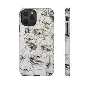 Ethereal Faces | Protective Phone Case for iPhone