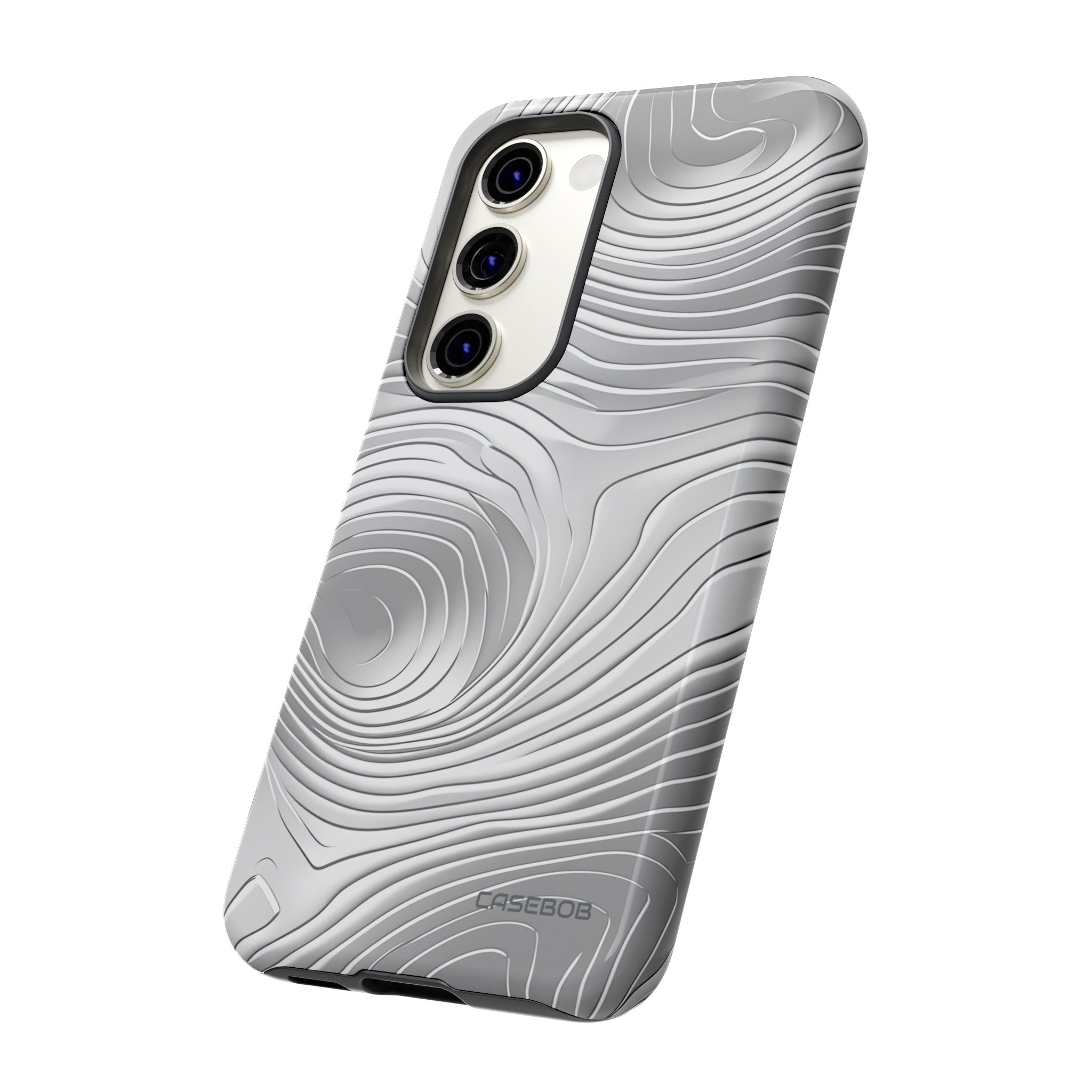 Sleek Grey Minimalism - Protective Phone Case