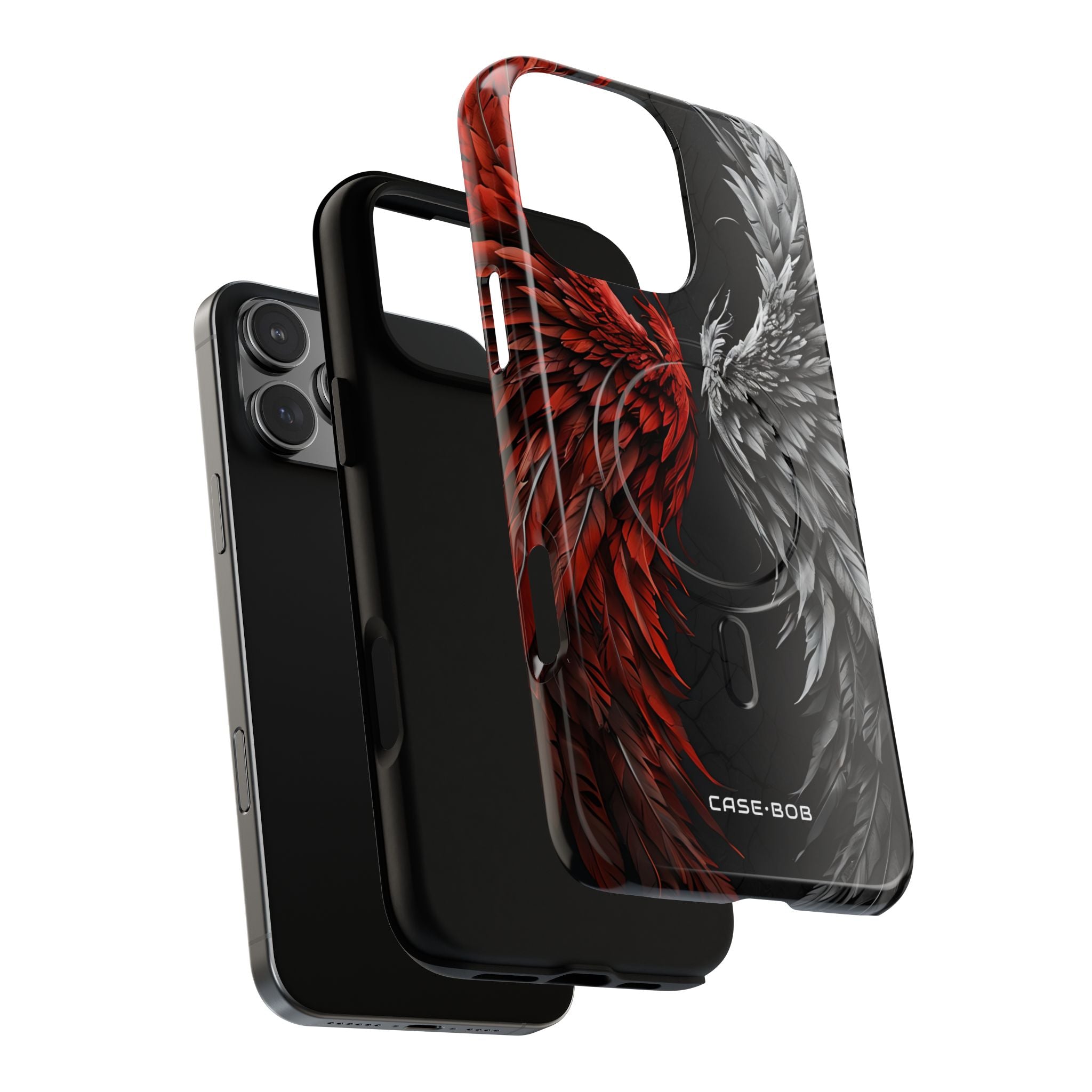 Crimson White Wings iPhone 16 Pro Max Case - Tough+