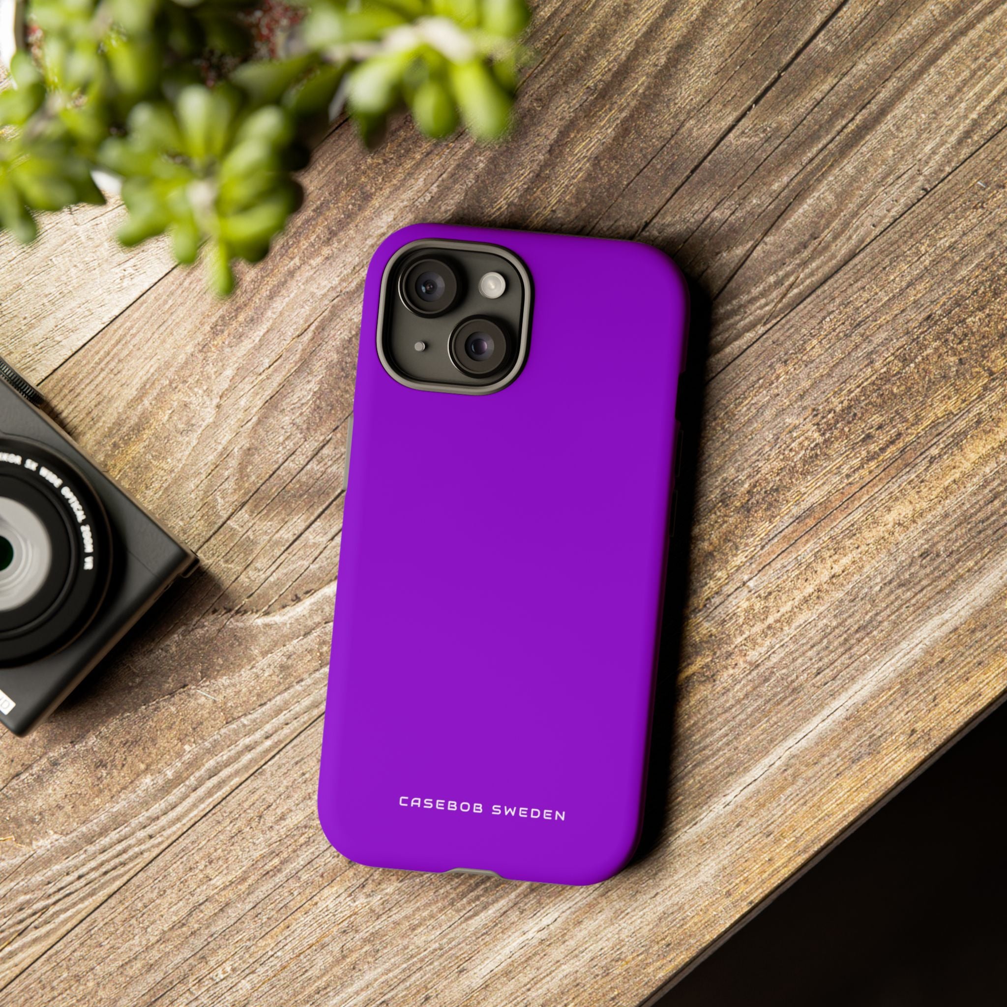 Dark Violet iPhone 15 - Tough Phone Case