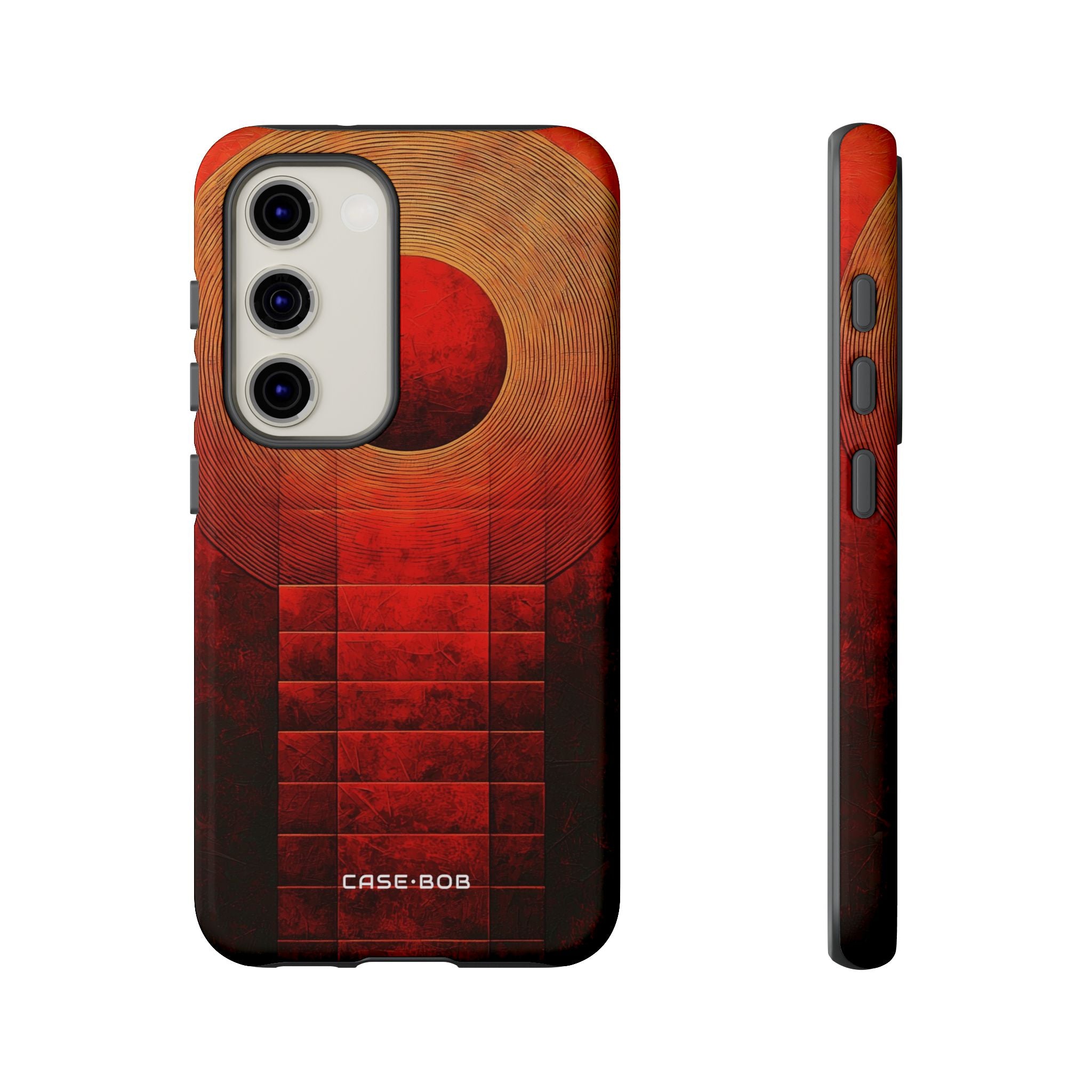 Crimson Orbit Samsung S23 Case - Tough