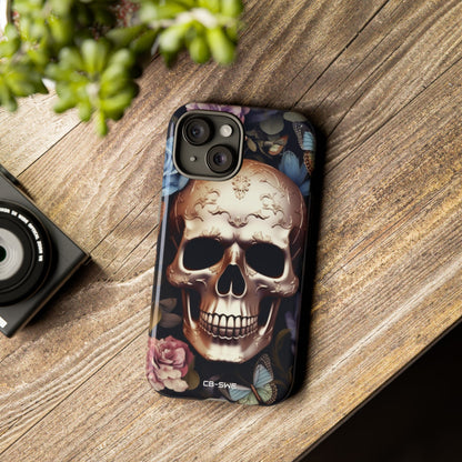 Skull Among Blossoms - iPhone Case