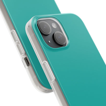 Light Sea Green iPhone 15 - Flexi Phone Case