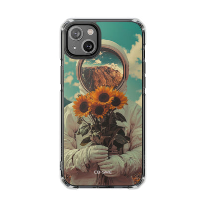 Sunflower Spacesuit Shine iPhone Case - Impact