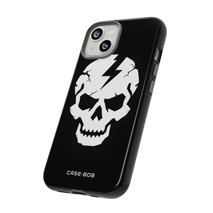 Lightning Skull iPhone 14 Case - Tough
