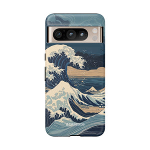 Ocean's Majesty: Ukiyo-e Waves - for Google Pixel 8