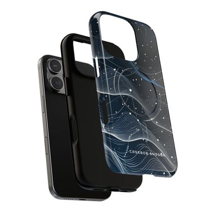 Gradient Neural Waves iPhone 16  Tough+ Phone Case