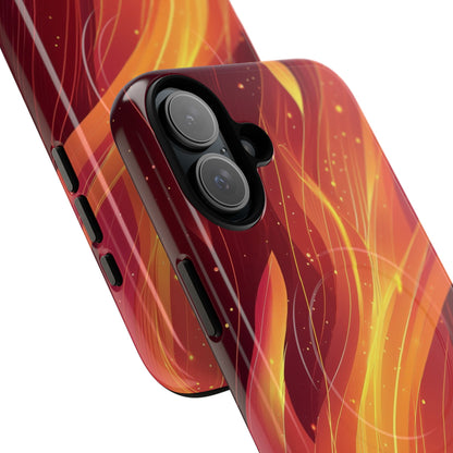 Flaming Flow iPhone 16 Plus Case - Tough+
