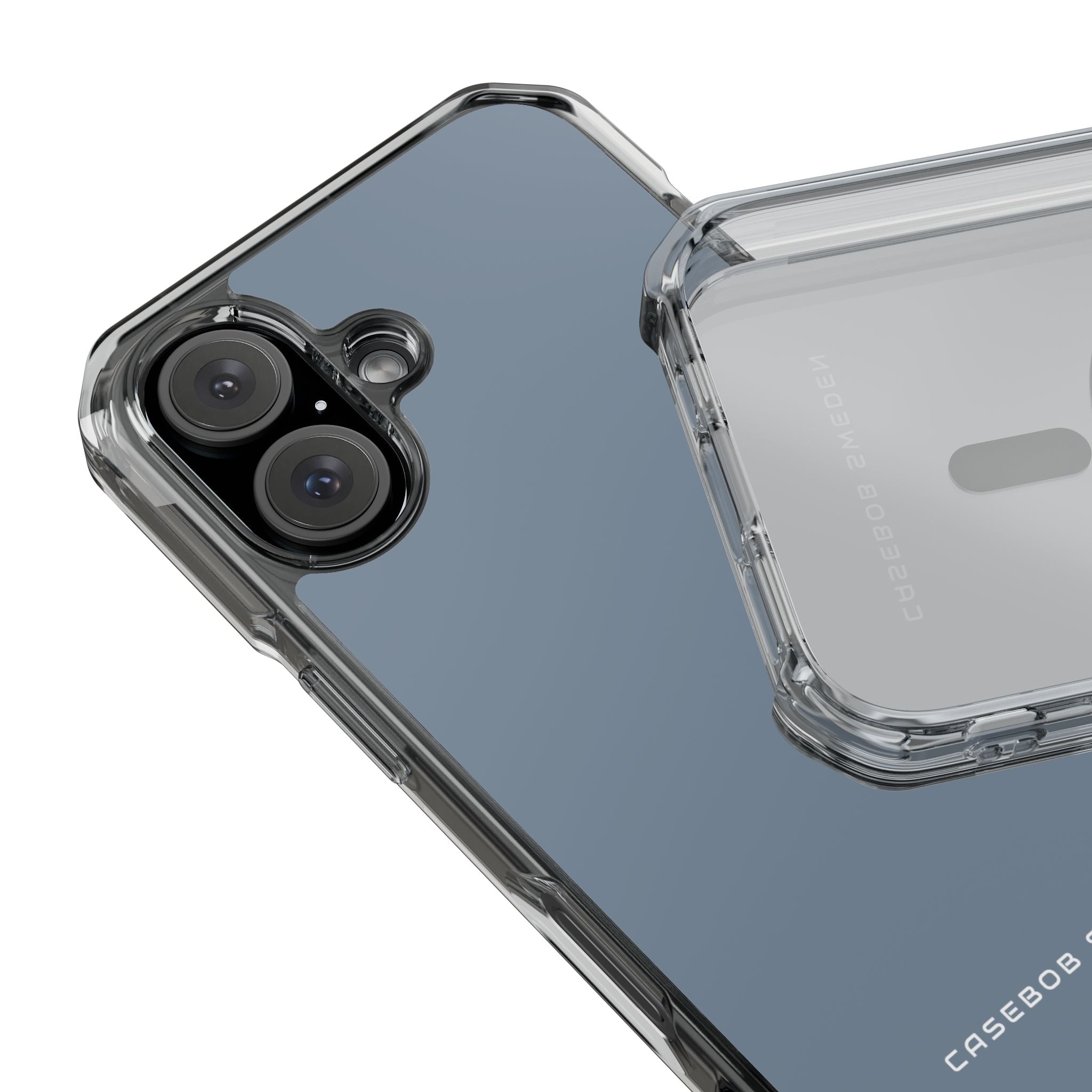 Light Slate Gray iPhone 16 - Clear Impact Phone Case