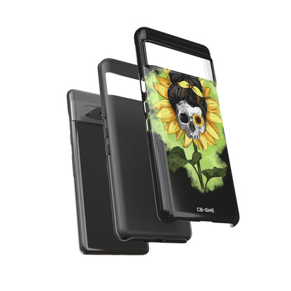 Sunflower Skull Fusion - Google Pixel Case