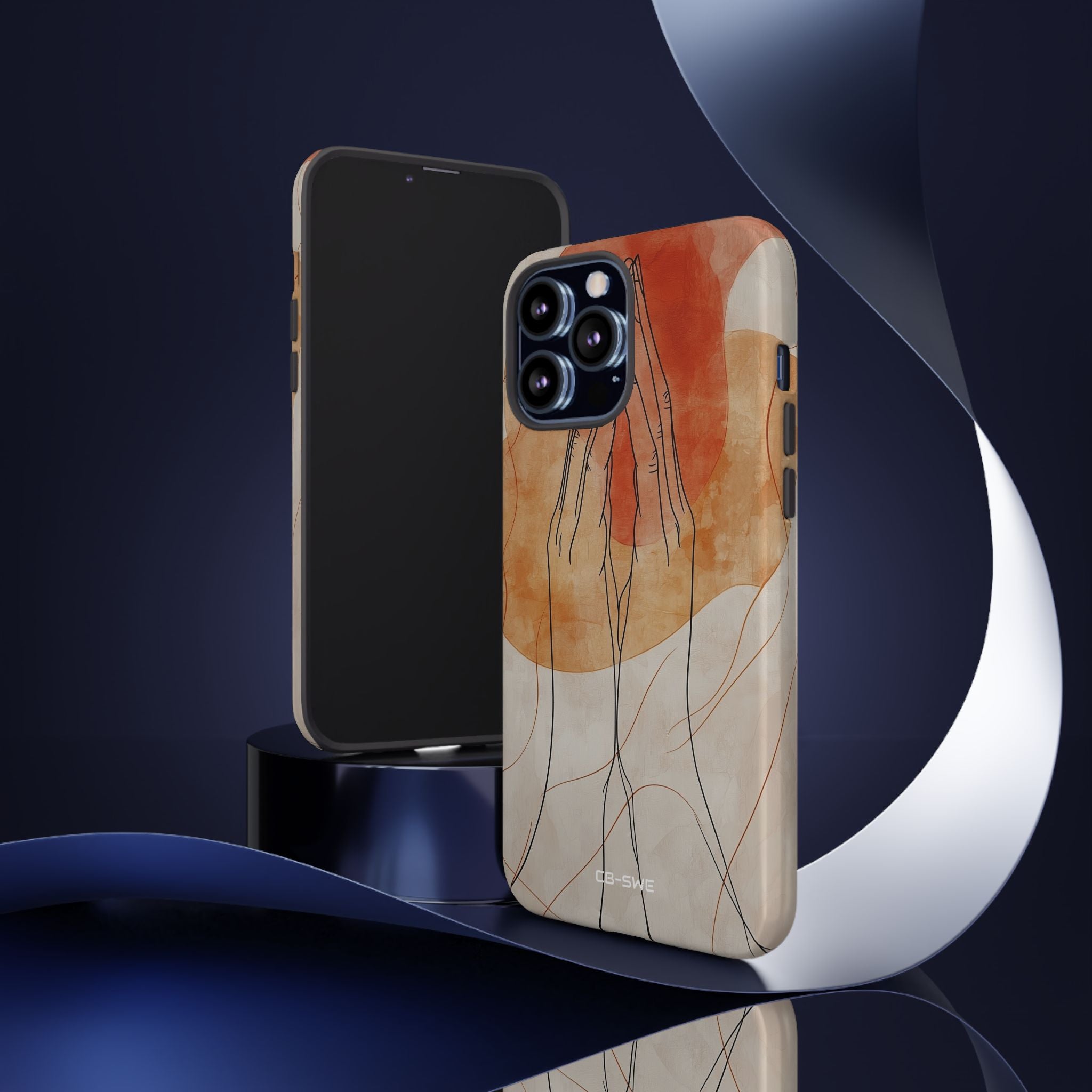 Hands Embrace Light - iPhone Case
