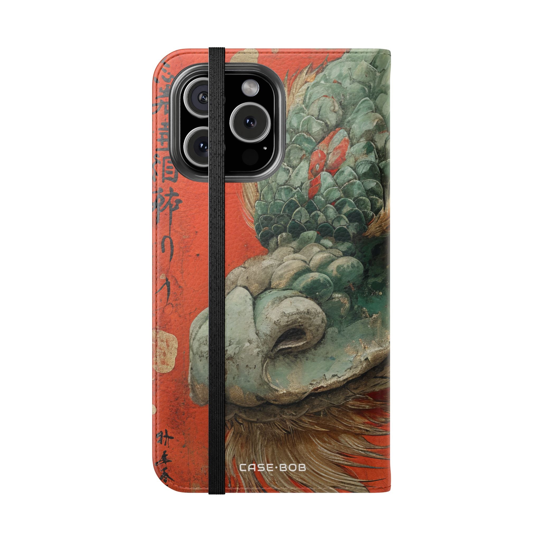 Draak's Gaze Crimson - iPhone 16 Max Case - Portemonnee