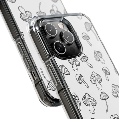 Mushroom Line Play iPhone Case - Impact