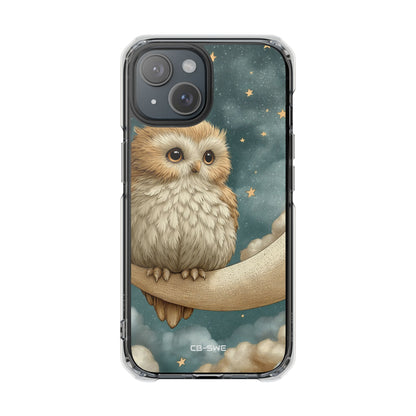 Owls Nestle Moon iPhone Case - Impact