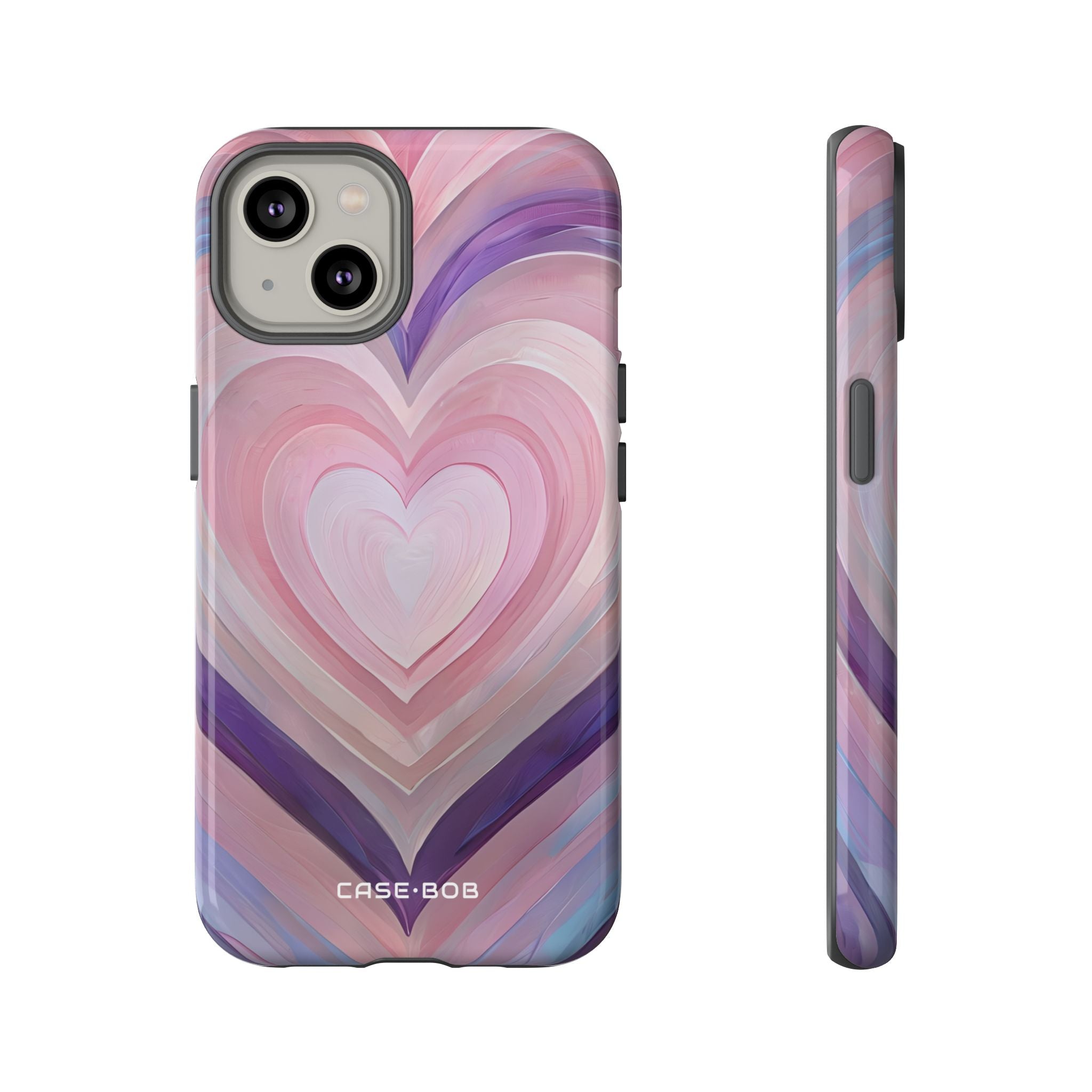 Radiant Heartbrush iPhone 14 Case - Tough