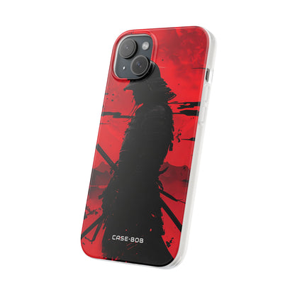 Crimson Samurai iPhone 15 Plus Case - Soft