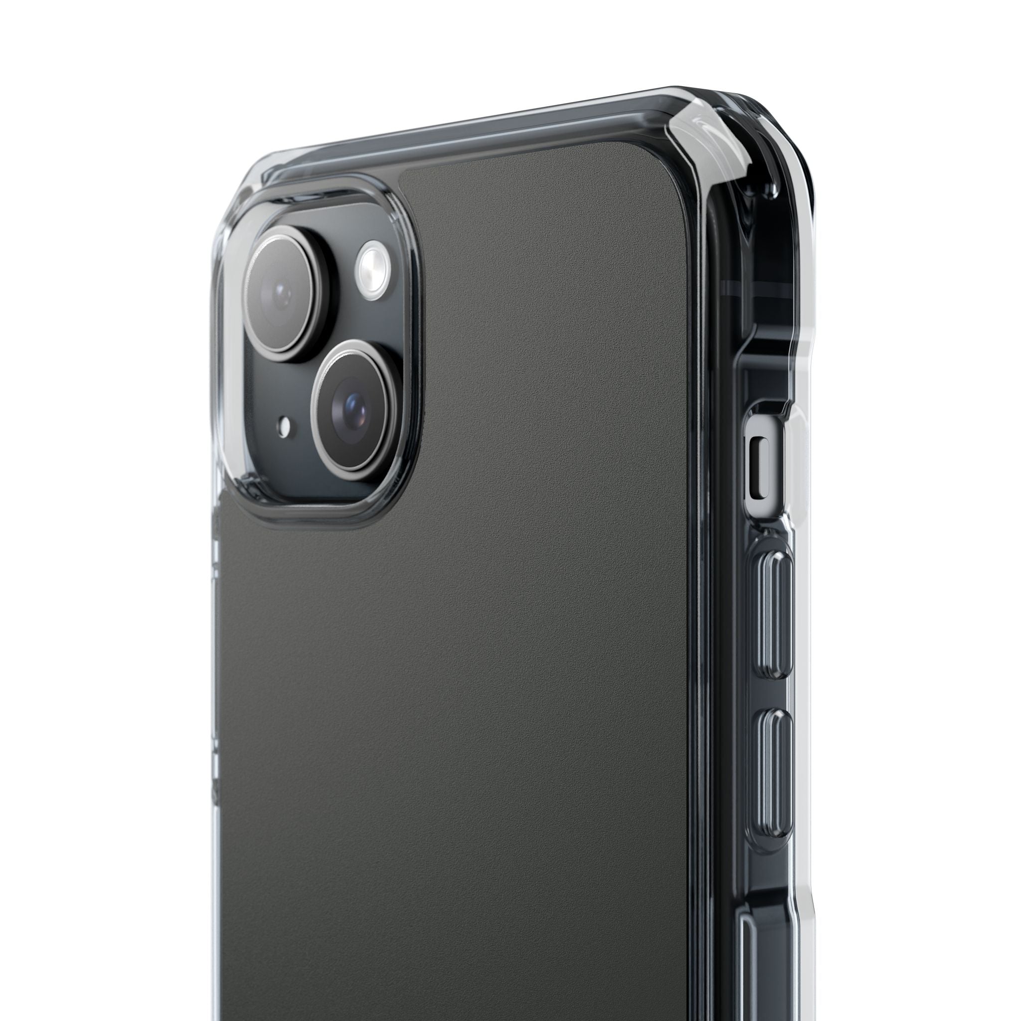 Onyx Black - Clear Impact iPhone 15 Phone Case