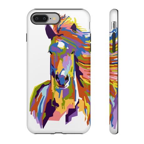 Horse Abstract Art iPhone Case (Protective) iPhone 8 Plus Matte Phone Case