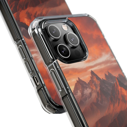 Mountain Peaks Glowing iPhone Case - Impact