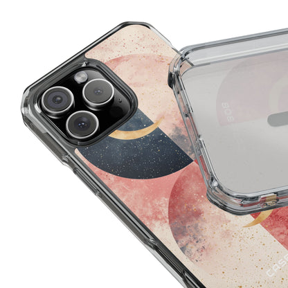 Golden Crescent Circles iPhone 16 Pro Max Case - Impact