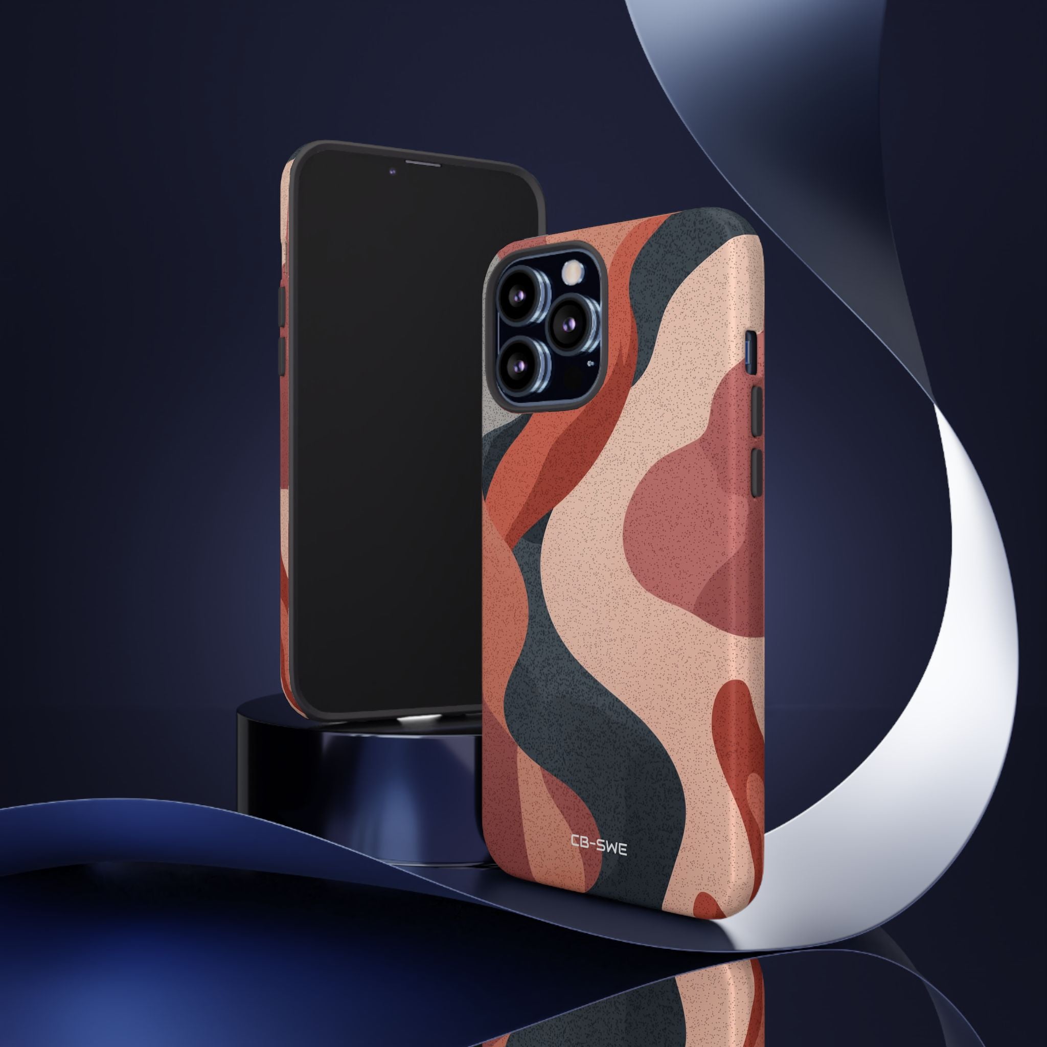 Flowing Earth Tones - iPhone Case