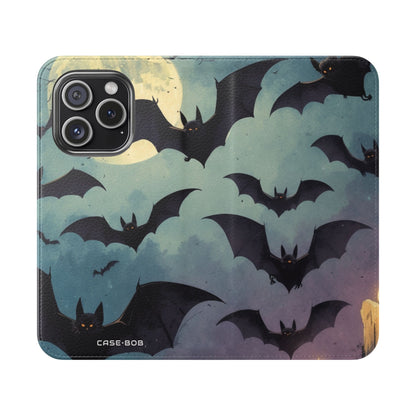 Glowing Bat Wings - iPhone 15 Pro Case - Wallet