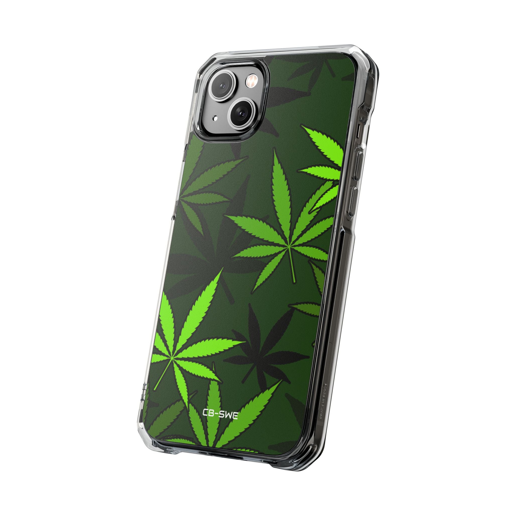Green Leaf Symmetry iPhone Case - Impact