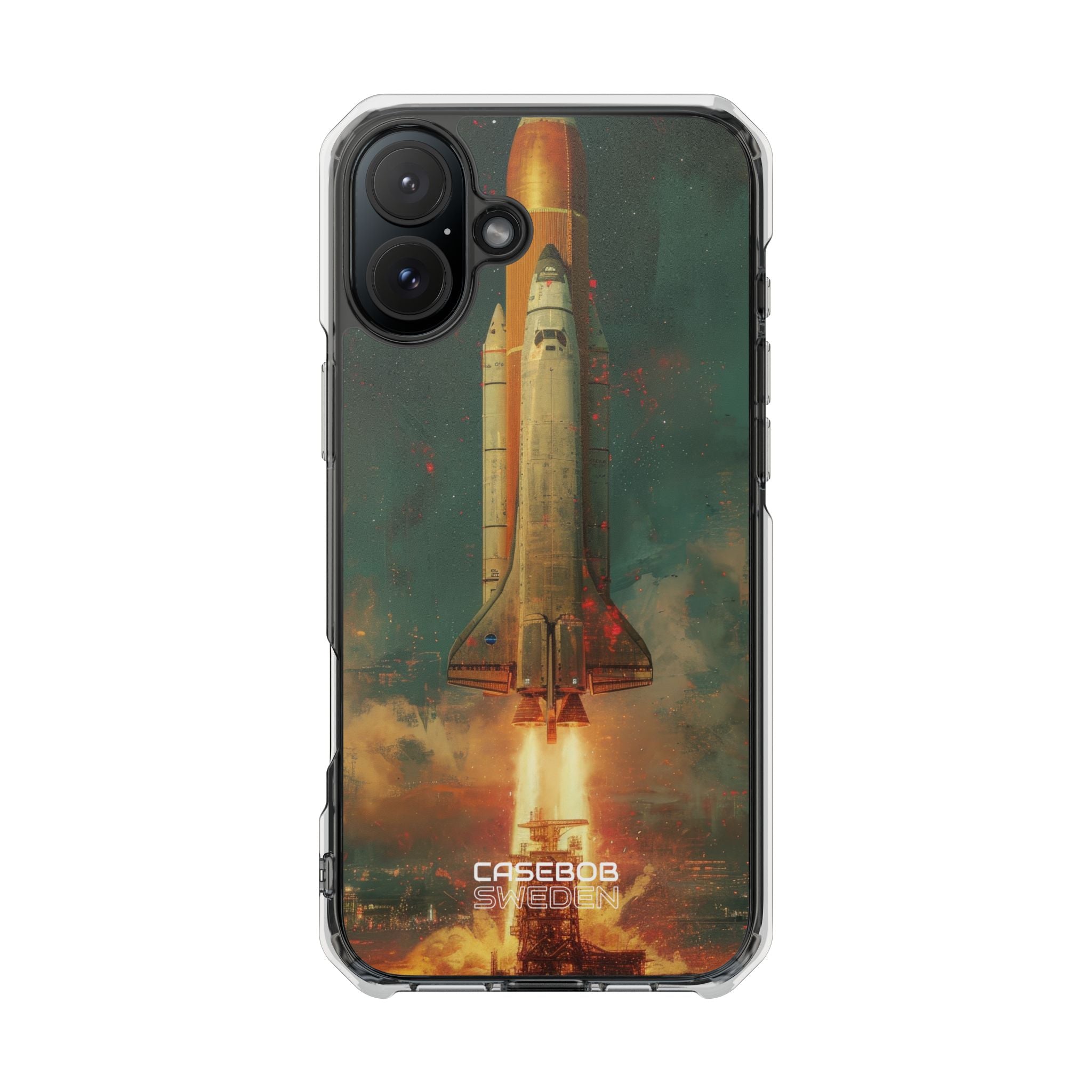 Cosmic Shuttle Ascent iPhone 16 - Impact Clear+