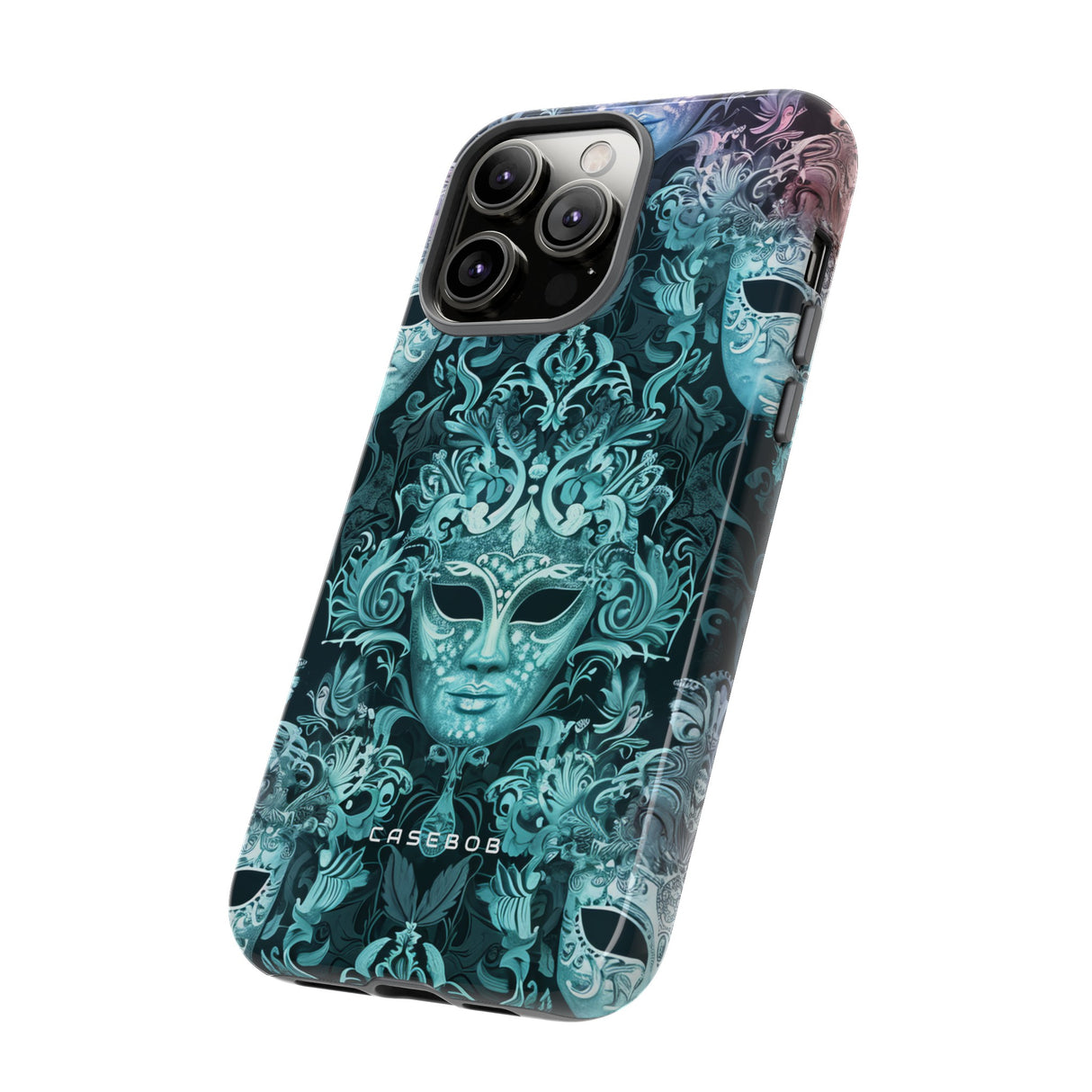 Venetian Mask Pastel Elegance - Protective Phone Case