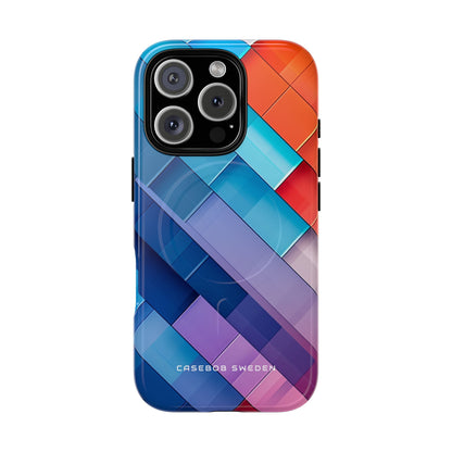 Vibrant GeoFlow iPhone 16  Tough+ Phone Case