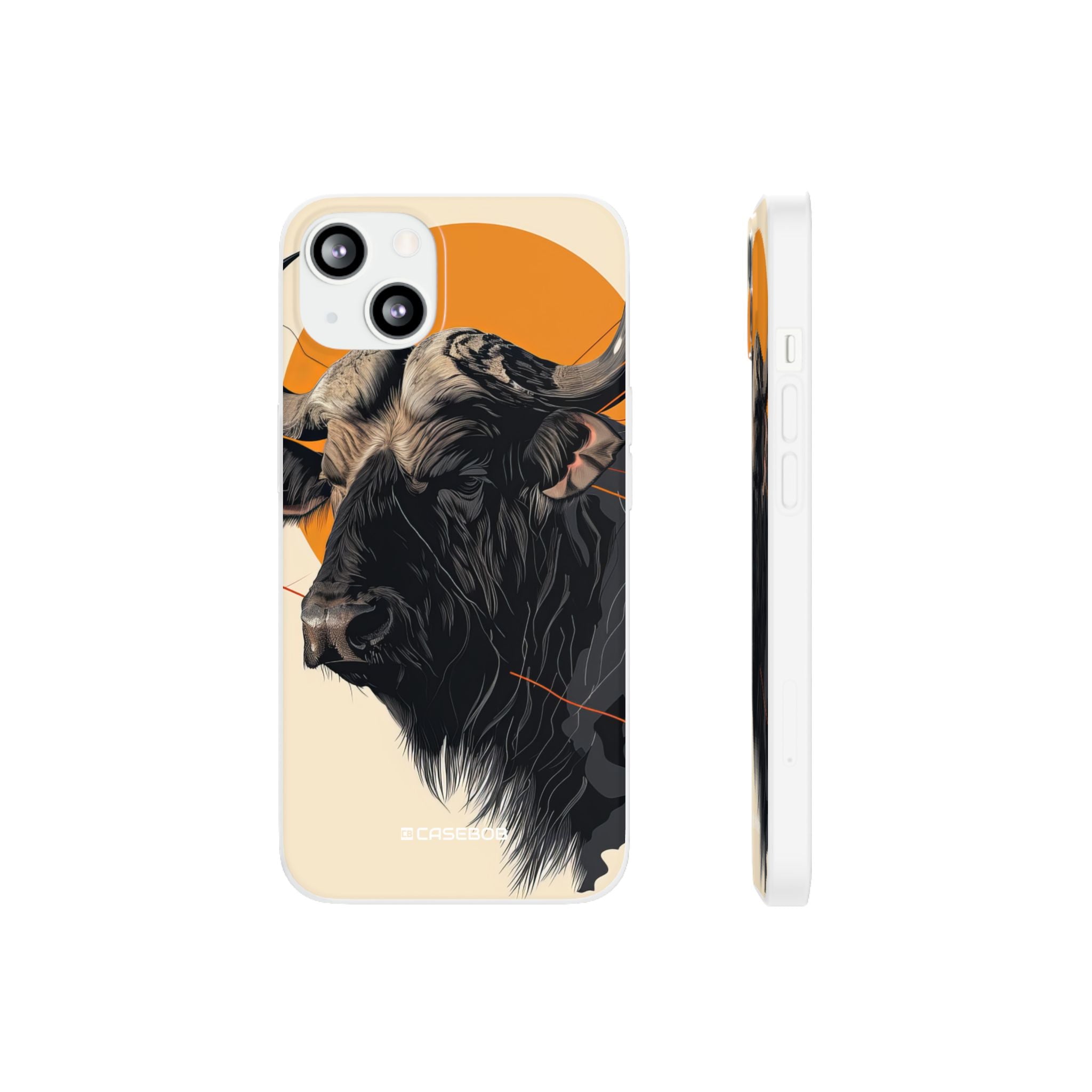 Majestic Buffalo Sun | Flexible Phone Case for iPhone