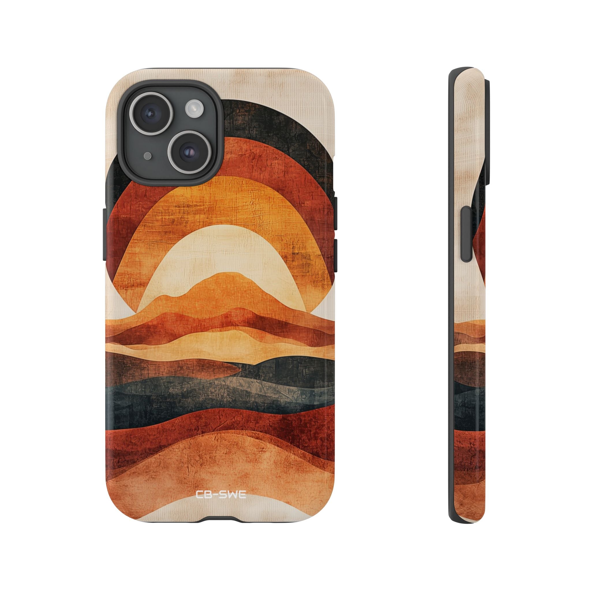 Sunrise Embraces Mountains - iPhone Case