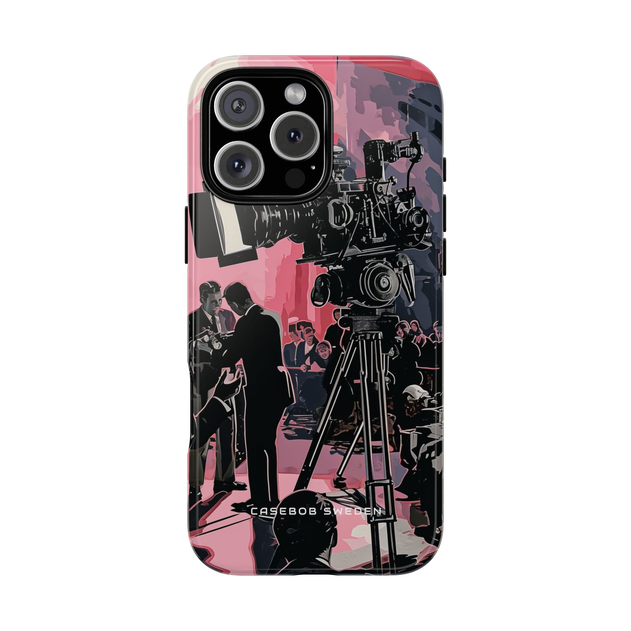 Retro Cinematic Spotlight iPhone 16 - Tough Phone Case