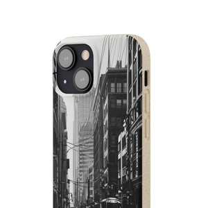 Noir Urban Serenity | Biodegradable Phone Case