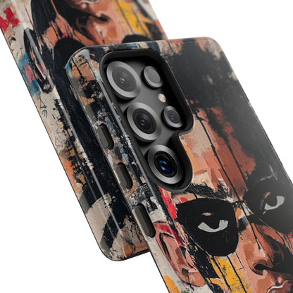 Masked Portrait Drips Samsung S25 Ultra Case - Tough