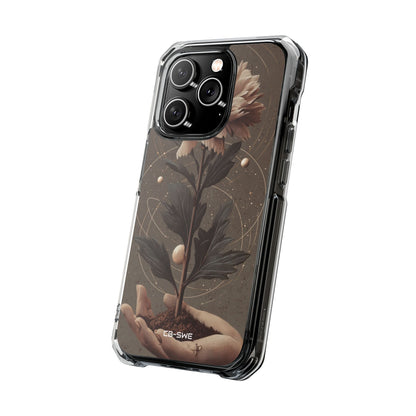 Celestial Flower Embrace iPhone Case - Impact