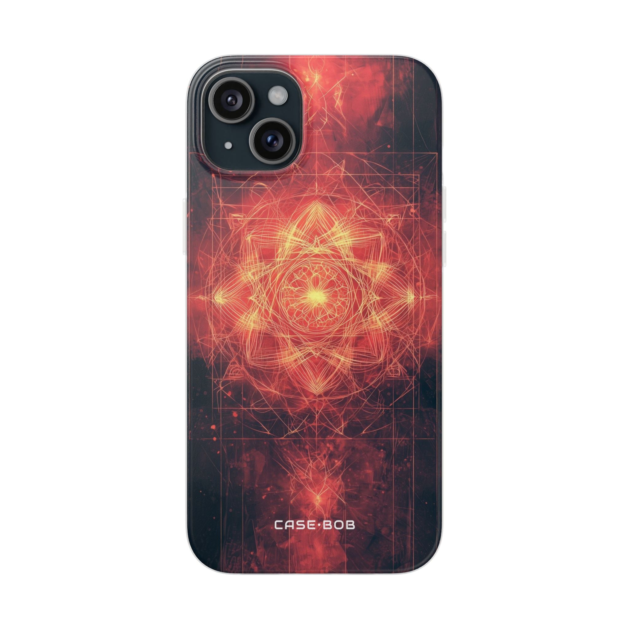 Radiant Mandala iPhone 15 Plus Case - Soft