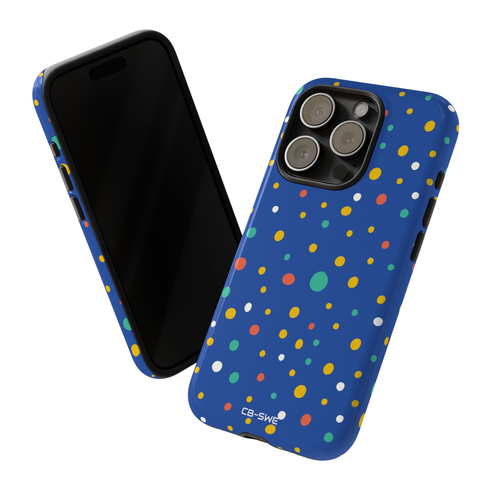 Colorful Dots Dance - iPhone Case