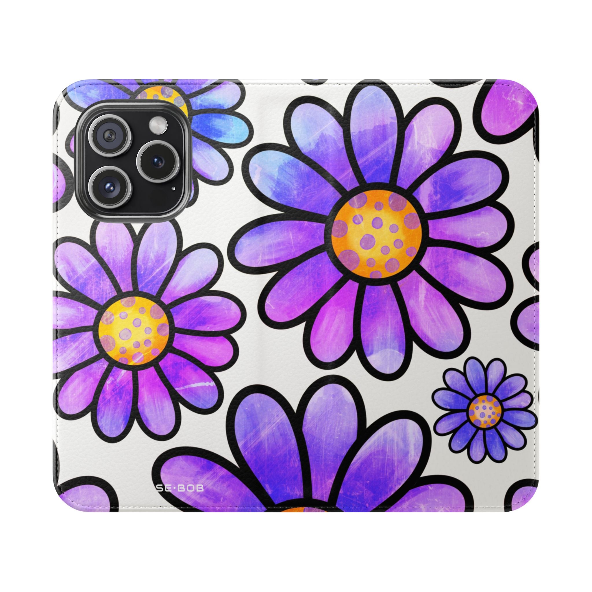 Polka Dot Blossoms - iPhone 15 Pro Case - Wallet
