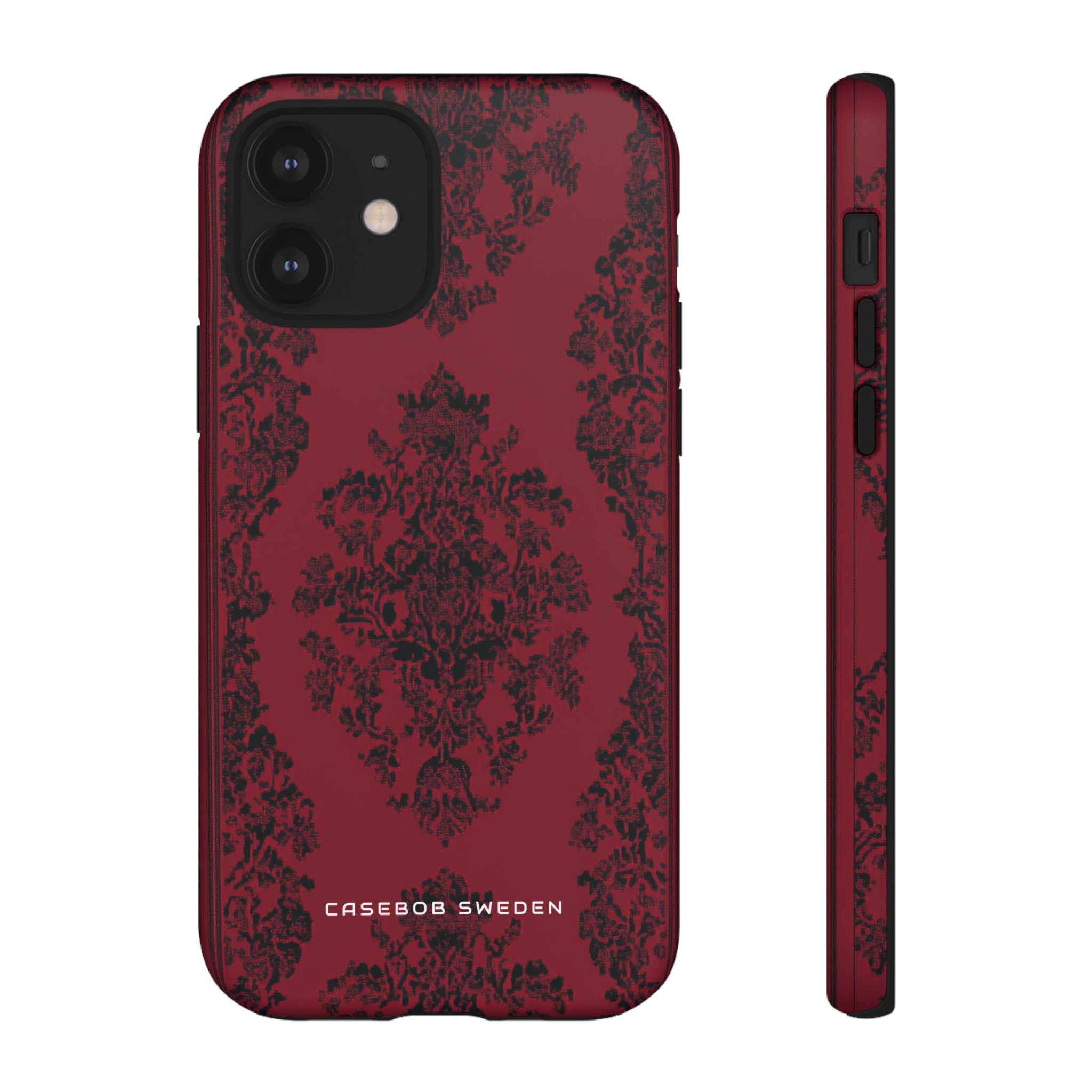 Gothic Crimson Elegance iPhone 12 - Tough Phone Case