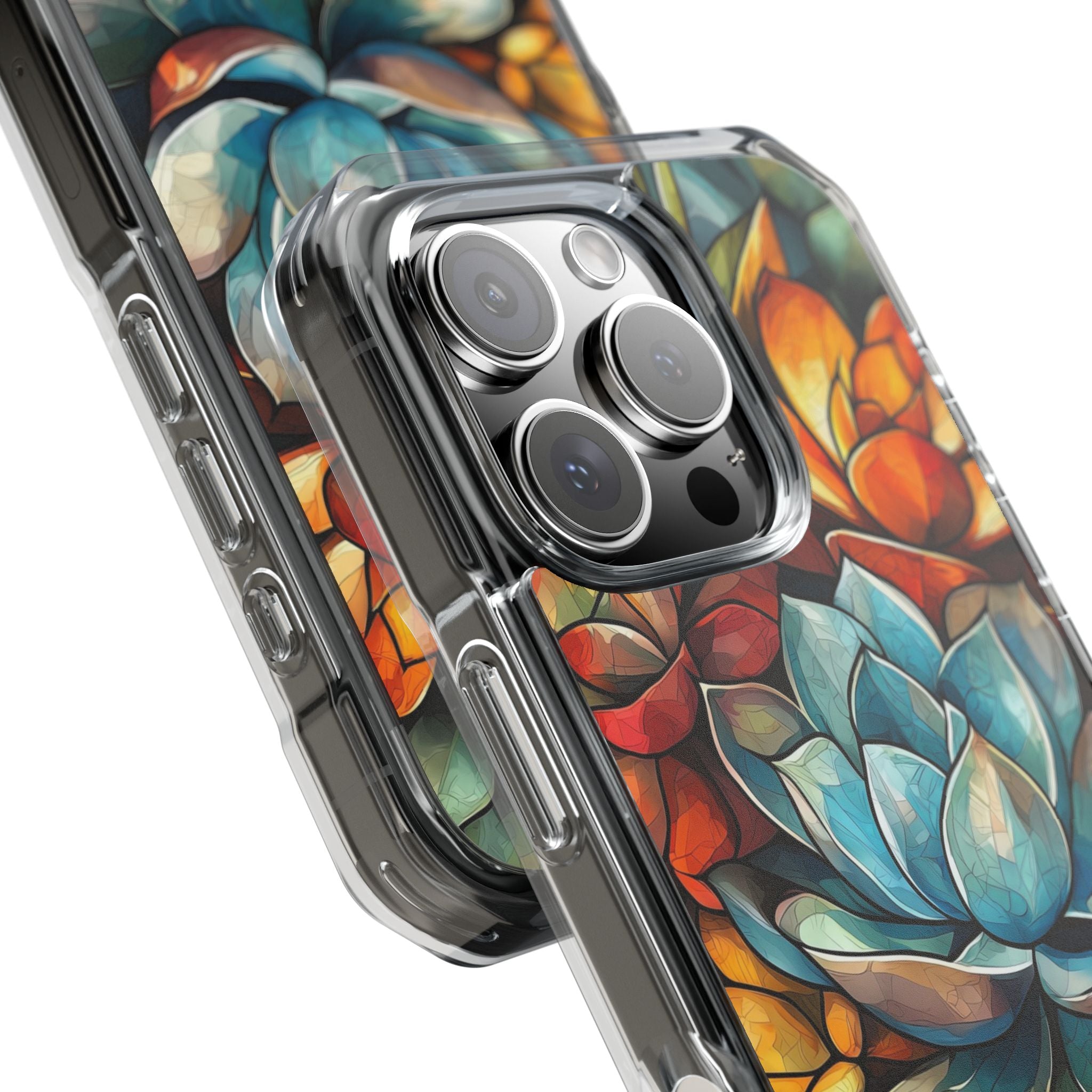 Vibrant Succulent Garden iPhone Case - Impact
